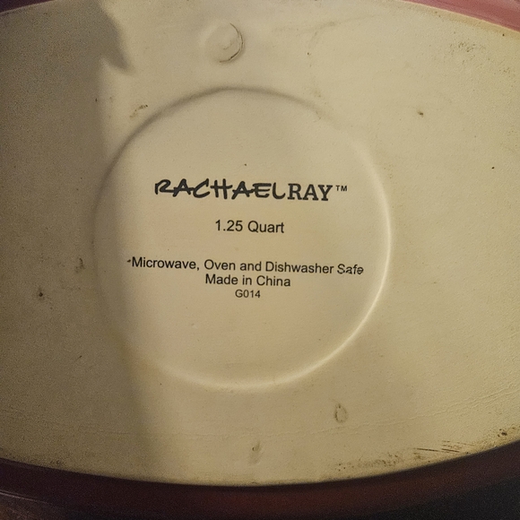 Rachael Ray Bold Red Ceramic Dish - Picture 6 of 7